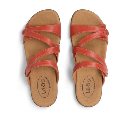 Double U Lightweight Leather Sandal